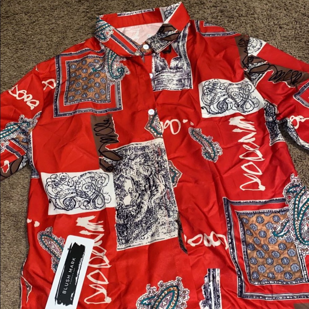 Multi color long sleeve shirt